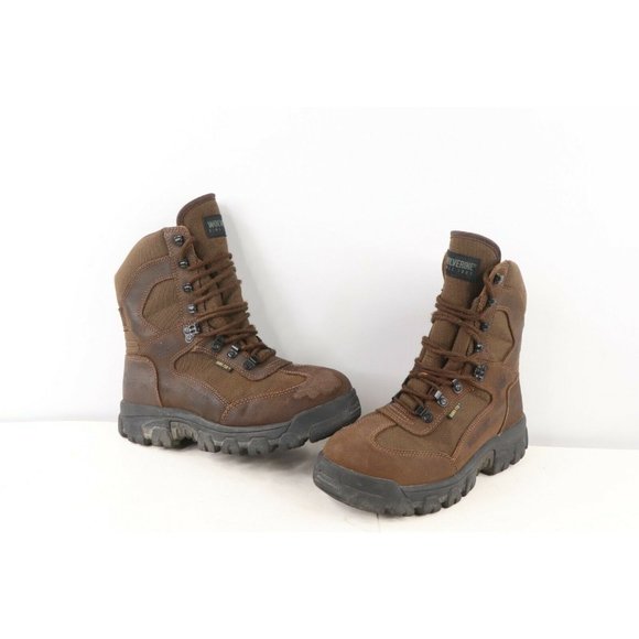 Vintage Wolverine Goretex Waterproof Leather Distressed Boots Brown main image 7